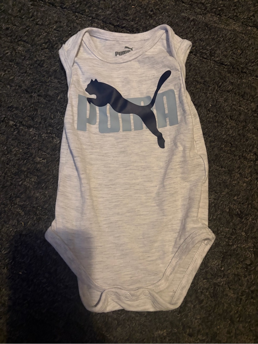 Puma Baby Boys One-Piece Bodysuit.